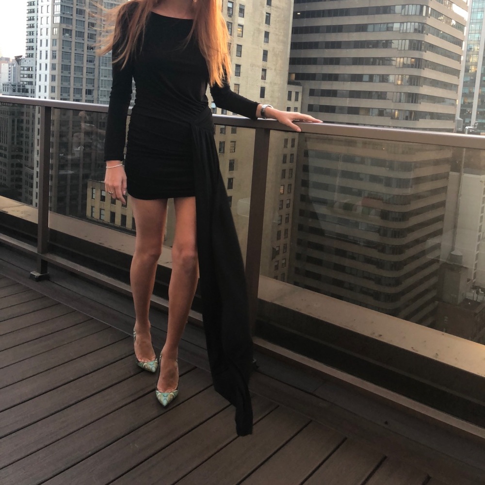 Evening black dress size S/M prom dress